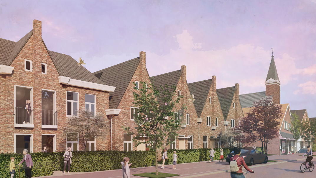 (10 Grondgebonden woningen) Karakteristieke woonhuizen van diverse afmetingen, beschikbaar in verschillende prijsklassen. De woningen zijn voorzien van een tuin aan zowel de achterzijde als voorzijde.